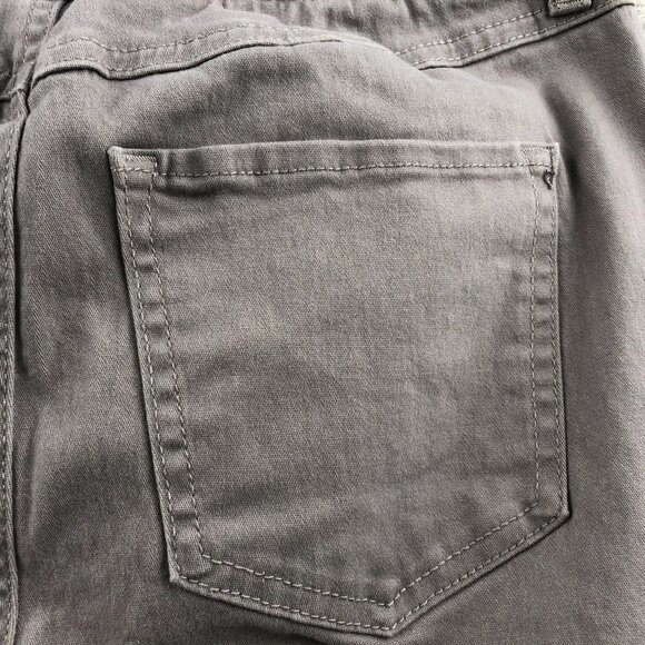 Sincerely Jules Womens Pants Small Wide Leg Raw Hem Casual Drastring Taupe - Picture 12 of 14